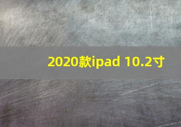 2020款ipad 10.2寸